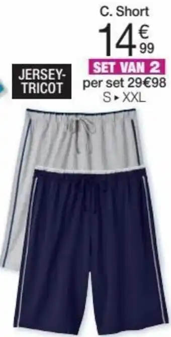 Damart Shorts in Jersey aanbieding