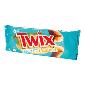ALDI Twix salted caramel, 6 st. aanbieding