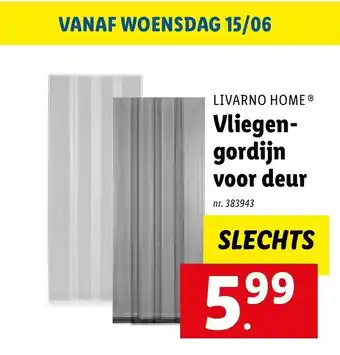 Lidl Livarno Home Vliegen gordijn voor deur aanbieding