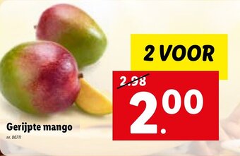 Lidl Gerijpte mango aanbieding