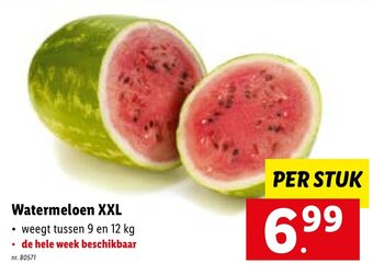 Lidl Watermeloen XXL aanbieding