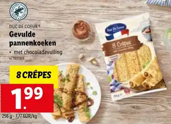 Lidl Duc De Coeur Gevulde pannenkoeken aanbieding