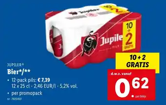 Lidl Jupiler Bier aanbieding