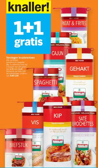 Albert Heijn Verstegen Kruidenmixen 225 gram aanbieding