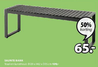 Jysk Saunte Bank aanbieding