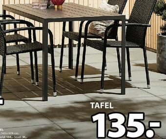 Jysk Jersore Tafel aanbieding
