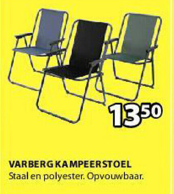 Jysk Varberg Kampeerstoel aanbieding