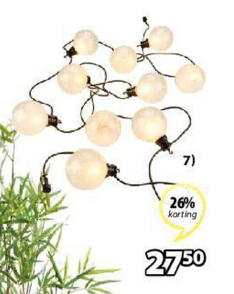 Jysk Trelerke Lichtketting aanbieding