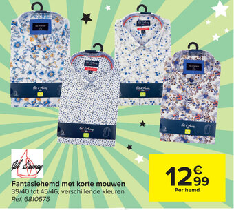Carrefour Fantasiehemd met korte mouwen aanbieding