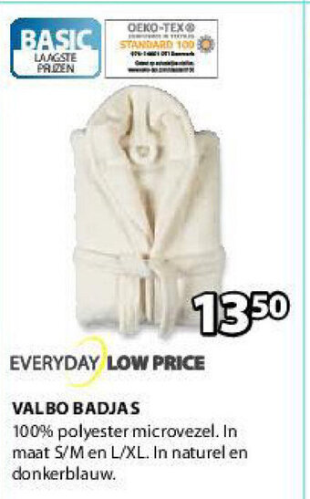 Jysk Valbo Badjas aanbieding