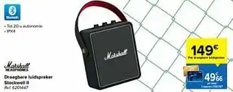 Marshall draagbare luidspreker stockwell ii