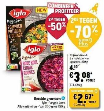 Delhaize Rode kool met appeltjes aanbieding