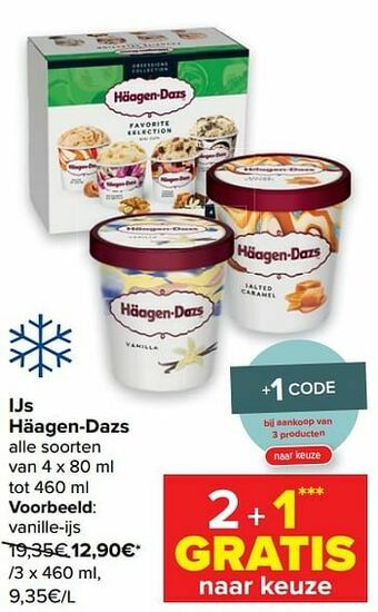 Häagen-dazs vanille-ijs