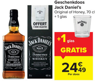 Carrefour Geschenkdoos Jack Daniel's aanbieding