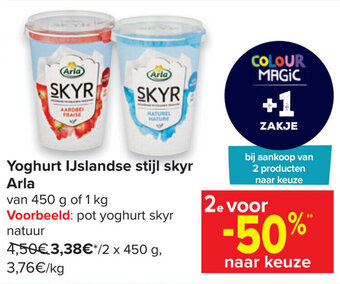 Yoghurt IJslandse stijl skyr Arla