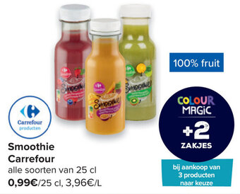 Carrefour Smoothie Carrefour aanbieding