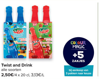 Carrefour Twist and Drink aanbieding