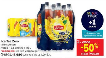 Carrefour Ice Tea Zero aanbieding