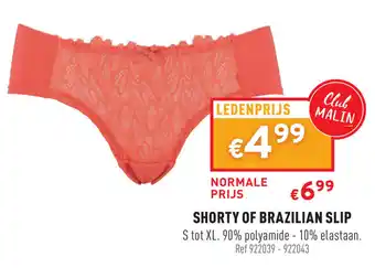Trafic Shorty of Brazilian slip aanbieding