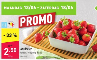 ALDI Aardbeien 500g aanbieding