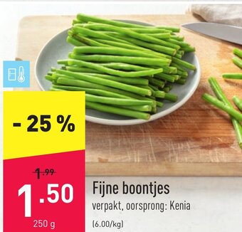 ALDI Fijne boontjes 250g aanbieding