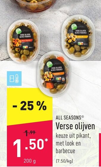 ALDI All seasons verse olijven 200g aanbieding