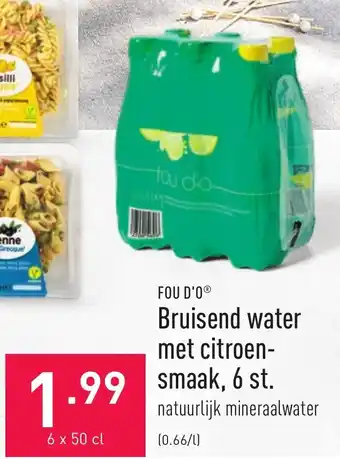 ALDI Bruisend water met citroen-smaak, 6 st. aanbieding