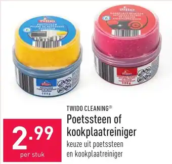 ALDI Twido cleaning poetssteen of kookplaatreiniger aanbieding