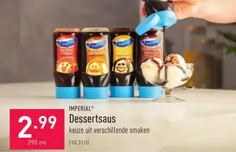 ALDI Imperial dessertsaus 290ml aanbieding