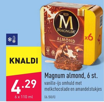 ALDI Magnum almond, 6 st. aanbieding