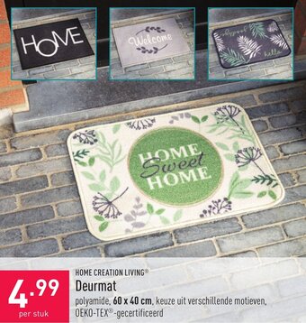 ALDI Home creation living deurmat aanbieding