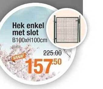 Cevo Hek Enkel Met Slot aanbieding
