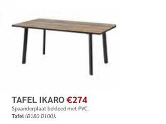 Crack Tafel Ikaro aanbieding