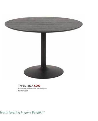 Crack Tafel Ibiza aanbieding