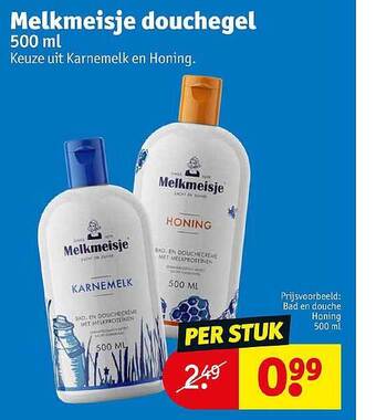 Kruidvat Melkmeisje Douchegel aanbieding