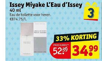 Kruidvat Issey Miyake L'eau D'issey aanbieding