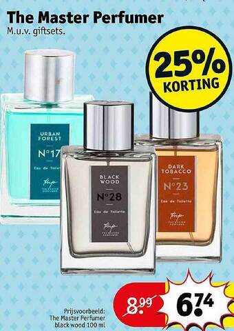 Kruidvat The Master Perfumer aanbieding