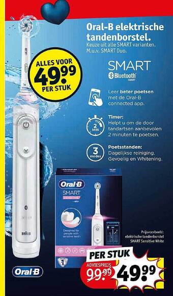 Kruidvat Oralb Elektrische Tandenborstel aanbieding