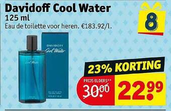 Kruidvat Davidoff Cool Water aanbieding