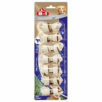 84g Delights Kauwbot Beef XS, (7 stuks) 8in1 Hondensnacks