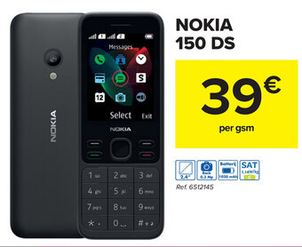 Carrefour Nokia 150 DS aanbieding