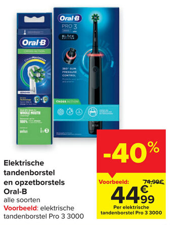 Elektrische tandenborstel en opzetborstels Oral-B