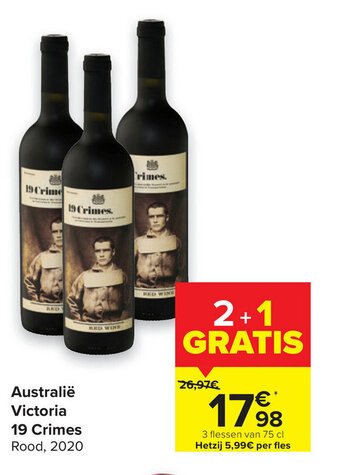 Carrefour Australie Victoria 19 Crimes aanbieding