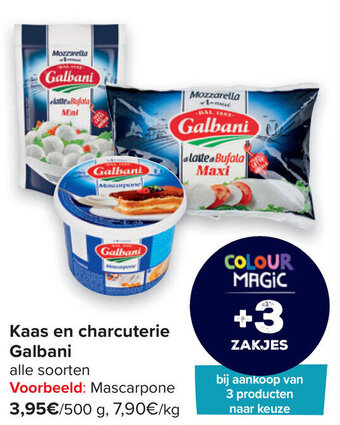 Carrefour Kaas en charcuterie Galbani aanbieding