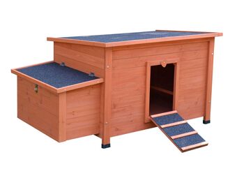 Hubo Garden Plus Kippenhok 136x74x70 cm hout aanbieding
