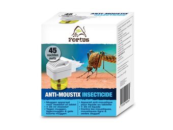 Hubo Fortus Anti-Moustix apparaat anti-mug met vloeistof aanbieding