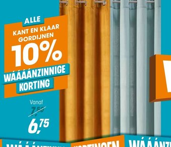 Kwantum Kant en Klaar Gordijnen aanbieding