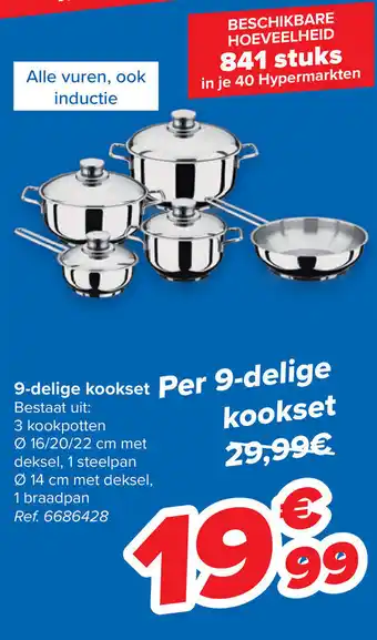 9-delige kookset