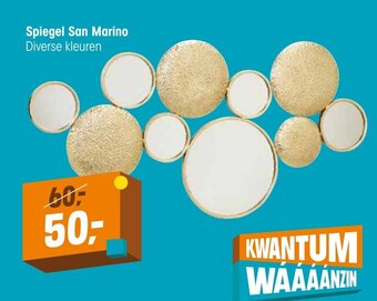 Kwantum Spiegel San Marino aanbieding