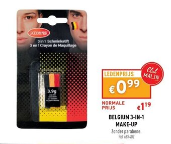 Trafic Belgium 3-in-1 Make-Up aanbieding